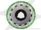 Borstelslijtage schijf ø 405 mm hard ( Groen/wit )