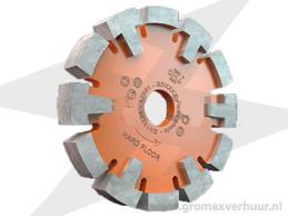 diamantblad-vloerverwarmingsfrees oranje