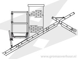 Schoorsteen / daksteiger enkel