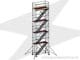 Trappentoren parallel 1,30 x 2,50  10,00 vloerhoogte