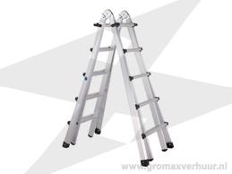 Waku telescoopladder 4 x 5 sports